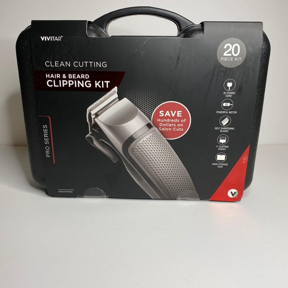 vivitar clean cutting hair and beard